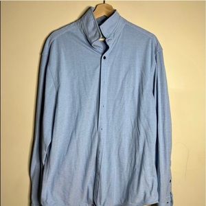 UNTUCKit XL Blue Long Sleeve Button Down